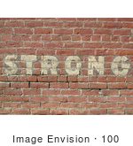 #100 Picture Of A Strong Brick Wall