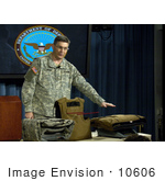 #10606 Picture Of A Man With Body Armor