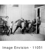 #11051 Picture Of A Children Blocking A Teacher Out Of A Room