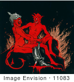 #11083 Picture Of Two Devils