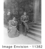 #11382 Picture Of Booker T Washington And A Woman
