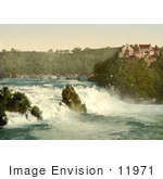#11971 Picture Of Rhine Falls And Laufen Castle Switzerland