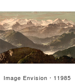 #11985 Picture Of The Bernese Alps In Switzerland