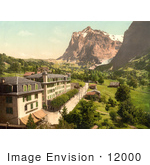 #12000 Picture Of Hotel Eiger With A View Of Wetterhorn Mountain