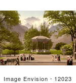 #12023 Picture Of A Music Pavillion In Interlaken Switzerland