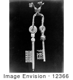 #12366 Picture Of The Keys That Were Given To Ferdinand Iii In Seville Spain