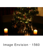 #1560 Christmas Table Setting