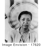 #17620 Picture Of Ethel Waters Blues Singer Wearing A Hat
