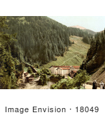 #18049 Picture Of The Baths Of Fideris In Prattigau Davos Grisons Switzerland
