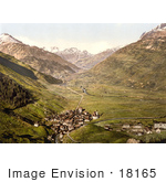 #18165 Photo Of The Village Of Andermatt Ursern Valley Uri Switzerland