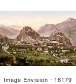 #18179 Photo Of Tourbillon Castle And Basilique De Valere In The City Of Sion Valais Switzerland