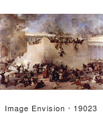 #19023 Photo Of The Destruction Of The Temple Of Jerusalem By Francesco Hayez