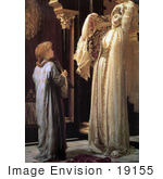 #19155 Photo Of A Girl Holding A Mirror For A Beautiful Woman Light Of The Harem By Frederic Lord Leighton