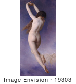 #19303 Photo Of The Back Side Of A Nude Woman Lost Pleiad By William-Adolphe Bouguereau