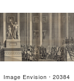 #20384 Historic Stock Photo Of The Presidential Inauguration Of Zachary Taylor
