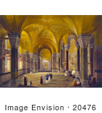 #20476 Stock Photography Of The Entrance Hall Of The Ayasofya Mosque