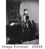 #20849 Stock Photography Of First Lady Julia Grant Wife Of American President Ulysses S Grant