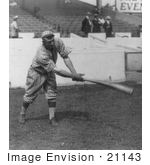 #21143 Stock Photography Of Honus Wagner Of The Pittsburgh Pirates Swinging A Baseball Bat