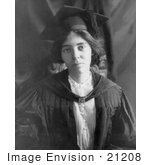 #21208 Stock Photography Of Alice Paul In A Graduation Cap And Gown In 1913