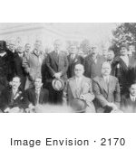 #2170 President Coolidge With Association Of Hotel Owners