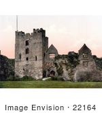 #22164 Historical Stock Photography Of The Ruins Of Ludlow Castle Shropshire England United Kingdom