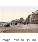 #22283 Historical Stock Photography Of The Esplanade By The Beach In Redcar North Yorkshire England Uk