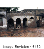 #6432 Picture Of A 1976 Pakistan Site That Shows The Poor Methods By Which Malathion Was Stored