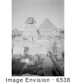 #6538 Sphinx Temple And Pyramids At Giza