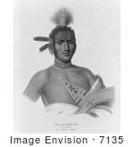 #7135 Moa-Na-Hon-Ga/Great Walker Ioway Indian Chief