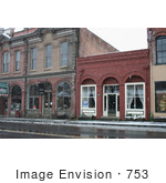 #753 Photograph Of Downtown Jacksonville Oregon In The Snow