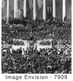 #7909 Picture Of Roosevelt During Inaugural Address