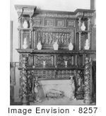 #8257 Picture Of Dining Room Mantel