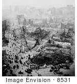 #8531 Picture Of Burned San Francisco 1906