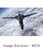 #8979 Picture Of A B-1b Lancer Bomber Jet