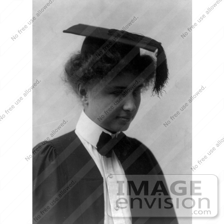White Graduation Dress on Picture Of Helen Keller In Graduation Dress    11252 By Jvpd