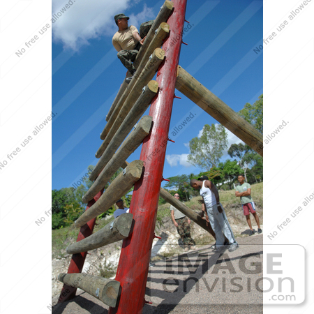 #11469 Picture of a Soldier in an Obstacle Course by JVPD