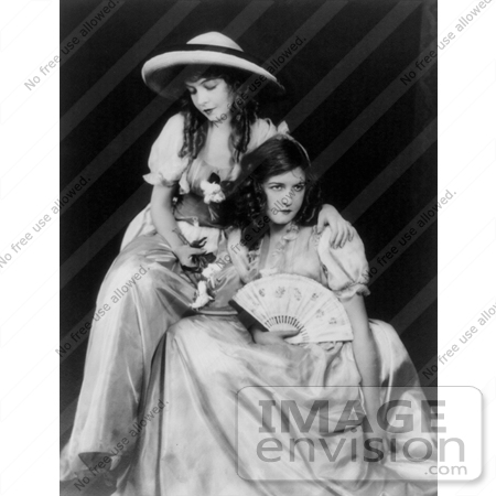  12324 Picture of Lillian and Dorothy Gish by JVPD
