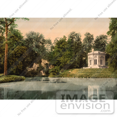 #12368 Picture of Pavillion and Rock of Marie Antoinette at Petit Trianon by JVPD