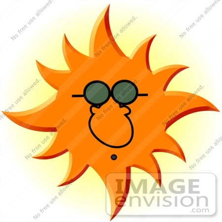 clip art sun with sunglasses. Wearing Sunglasses Clipart