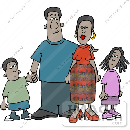 free clipart african american family - photo #26