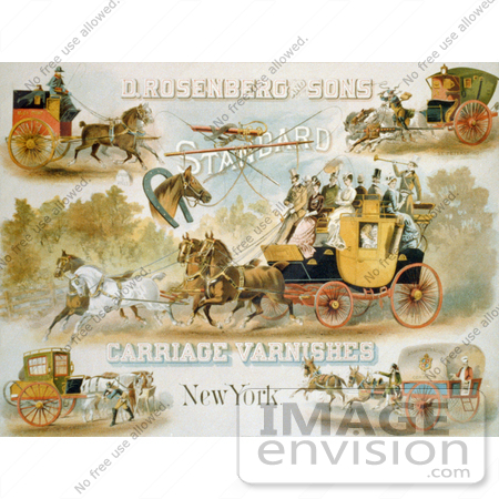 #12736 Picture of Horse Drawn Carriages by JVPD