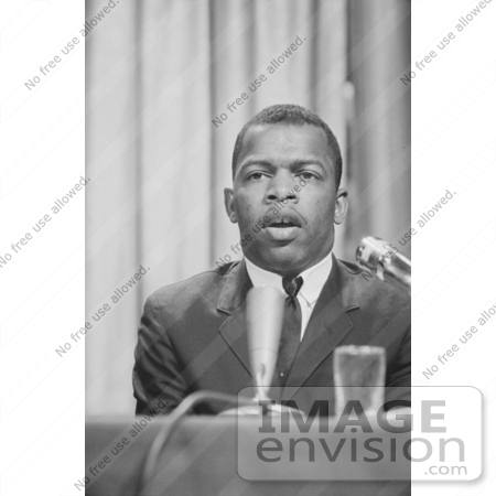 #1276 Photo of John Lewis at a Meeting of American Society of Newspaper Editors by JVPD