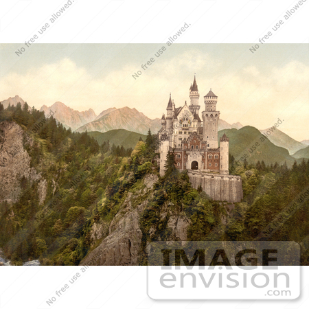 #12862 Picture of Neuschwanstein Castle, Schloss Neuschwanstein by JVPD