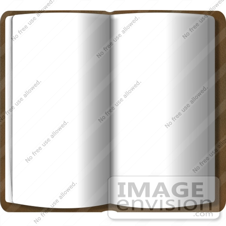 clip art book open. #13368 Open Book With Blank
