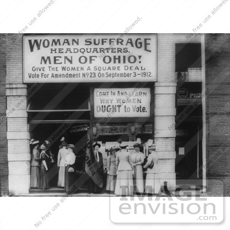 #1600 Photo of Woman Suffrage Headquarters in Upper Euclid Avenue, Cleveland by JVPD