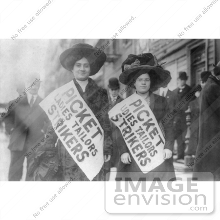 #1605 Strikes, Ladies Tailors, N.Y., Feb. 1910 by JVPD