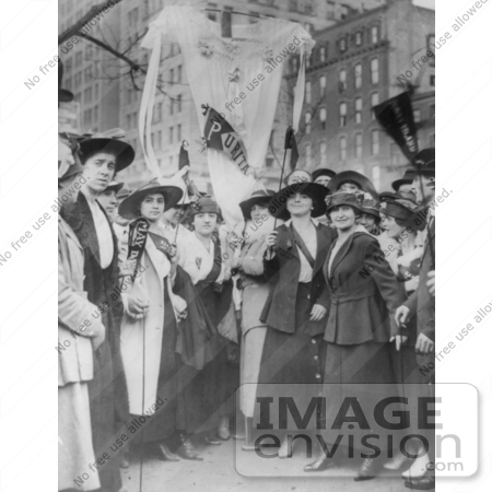 #1618 Garment Workers Parading on May Day, New York by JVPD