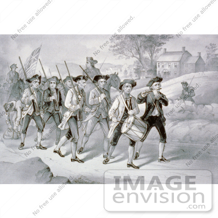 #1754 Heroes of 1776, Marching to the Fight by JVPD