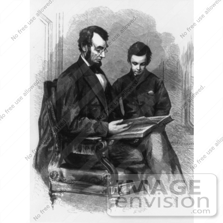 #1999 President Lincoln With Son Tad by JVPD