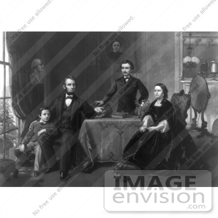 #2063 Lincoln and His Family by JVPD